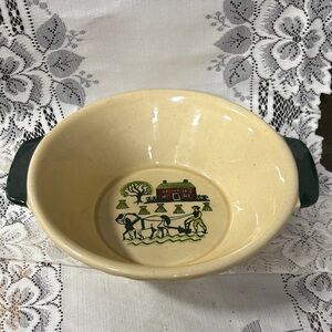 Metlox Homestead Provincial Basket Weave 8 1/8" Round Vegetable Bowl